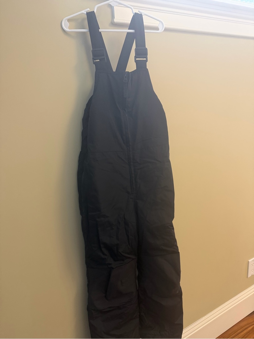 Lands' End Black Kids Snow Bibs